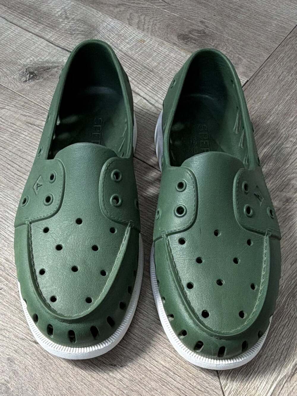 Sperry Authentic Original Float Boat Shoes Green M 9 / W 11